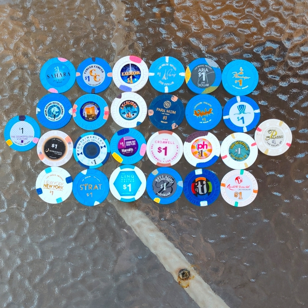 LAS VEGAS $1 CASINO STRIP CHIPSET (ALL 26 PROPERTIES)